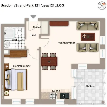 Strand-park Strand-park 121 Apartamento